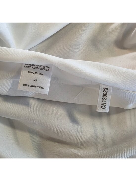 70s Mod Dopamine Dressing NWT New York & Company Multi Stripe Midi XS - Picture 8 of 10